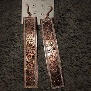 Lucy Gold Rose gold earrings